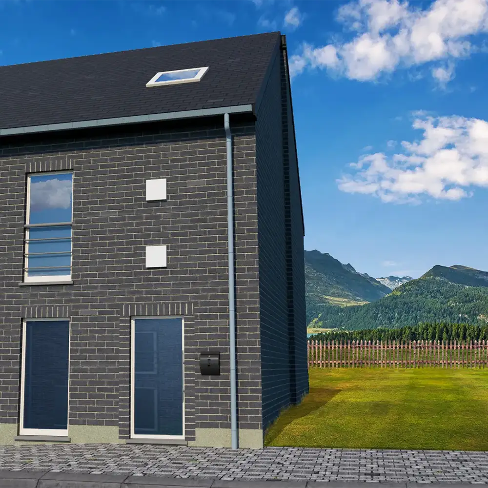 Rendu d'une maison avec post-prod